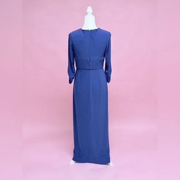 Alex Evenings Petite Blue Women's Dress - Picture 8 of 10